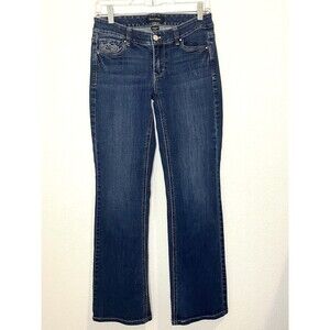 White House Black Market Women's Feel Beautiful Boot Cut Contour 4R Cute Jeans